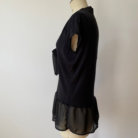 Icone Silk Blend Lavallière Top - Picture 3 of 8